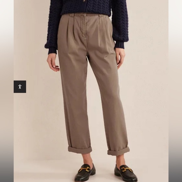 Boden Washed Cotton Casual Pants - Picture 4 of 8